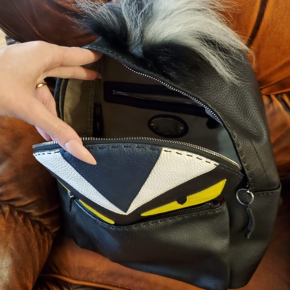 Fendi monsters  backpack  black - Picture 4 of 6